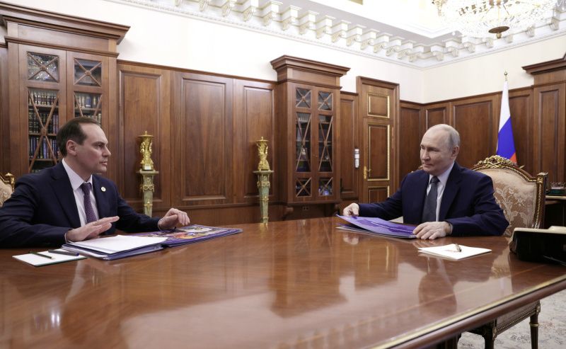 Состоялась встреча Президента России  Владимира Путина  с Главой Мордовии Артёмом Здуновым
